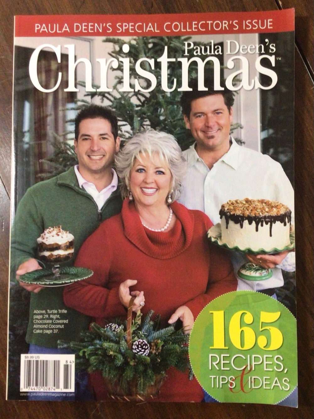 Paula Deen’s Special Issue Christmas Magazine 2008 Recipes, Holiday Tips & Ideas